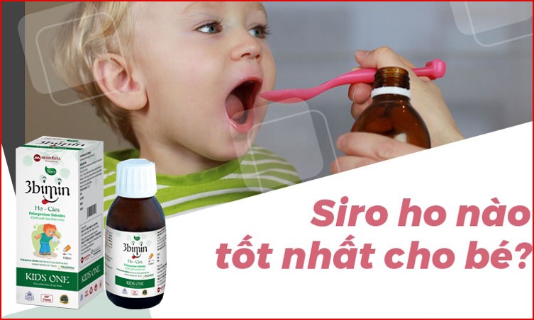 siro ho cảm cúm 3bimin kids one