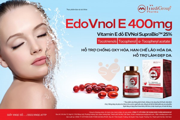 Vitamin E đỏ Edovnol 400mg