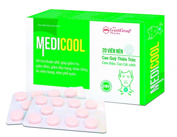 VIÊN NGẬM HO MEDICOOL (DẠNG VỈ)
