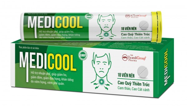 VIÊN NGẬM HO MEDICOOL (DẠNG LỌ)
