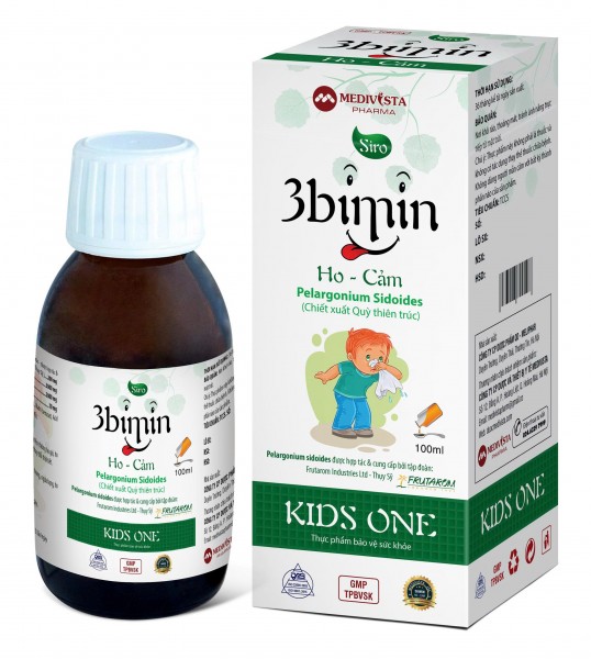 SIRO HO CẢM CÚM 3BIMIN KIDS ONE
